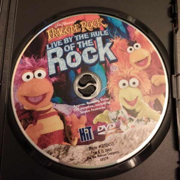 JIM HENSON'S FRAGGLE ROCK LIVE BY THE RULE OF THE ROCK,2005 DVD - Picture 3 of 3
